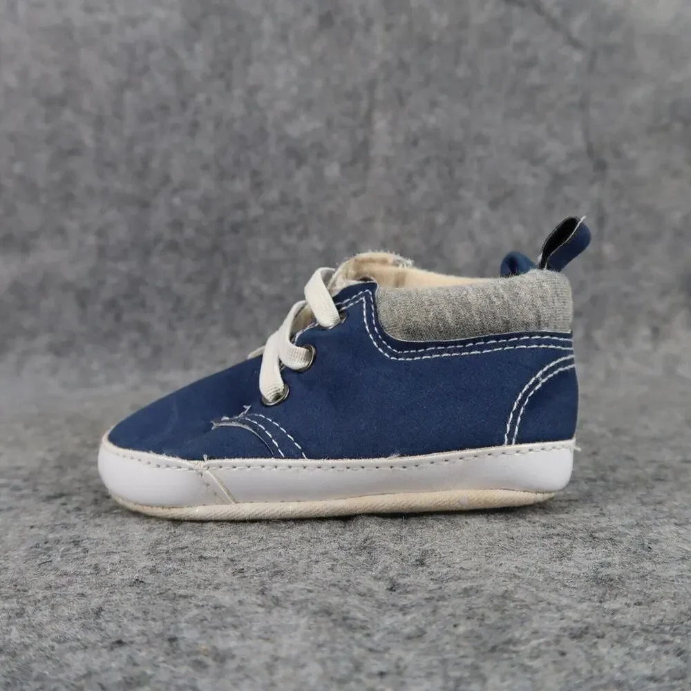 Old Navy Shoes Baby Sneakers High Top Navy Blue Size 2 3-6 Months Infant Kids